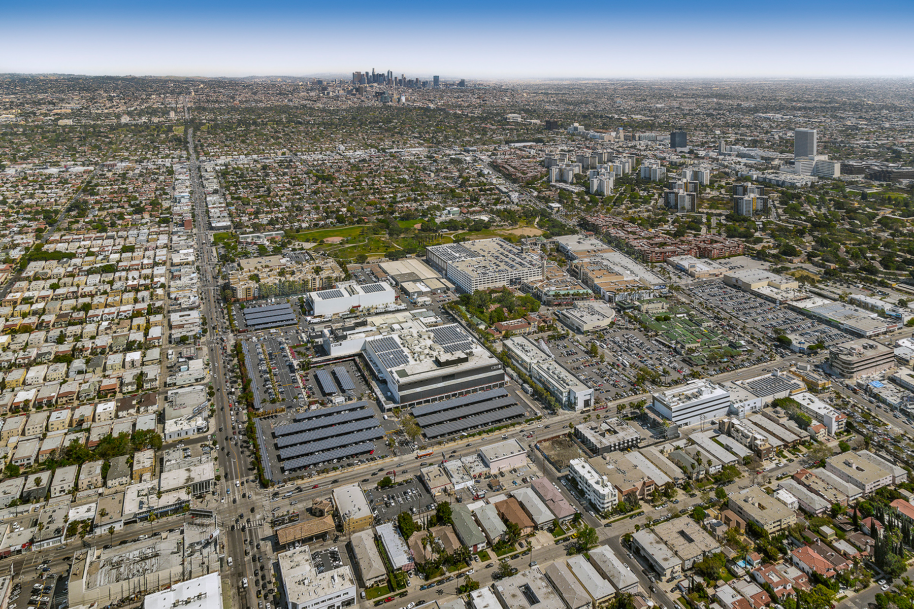 CBS Television City - Los Angeles Aerial Photography